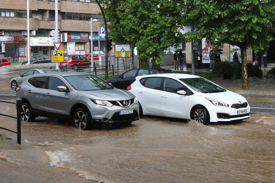 Fotos: Una tromba de agua anega Salamanca