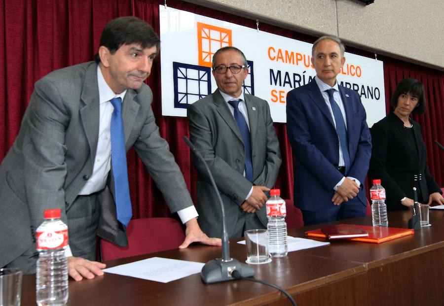 Fotos: Agustín García Matilla toma posesión como vicerrector del Campus de la UVA en Segovia