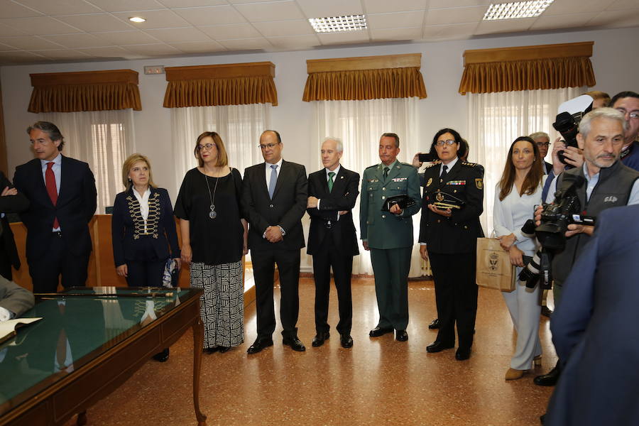 Fotos: El Rey, recibido en Aguilar de Campoo (1/2)