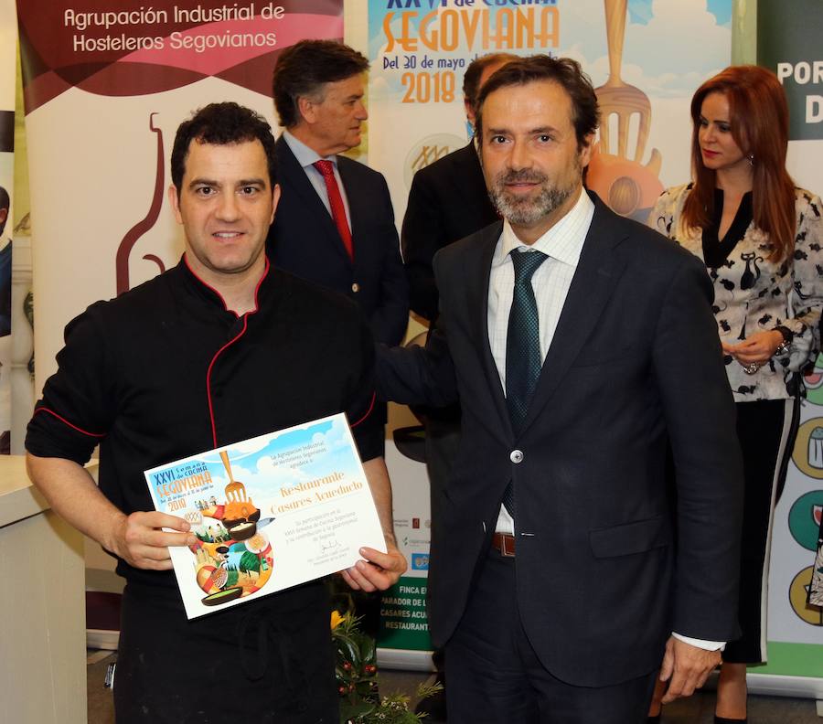 Fotos: Inauguración de la Semana de Cocina Segoviana