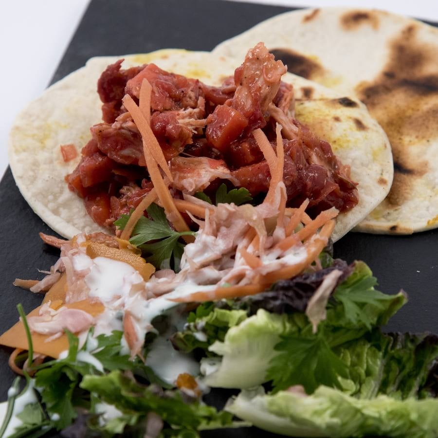 El Foro de Rueda (Rueda). Lechazo con toques lejanos y torta de pan tritordeum. 