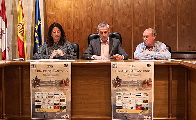 Sonia Sánchez, Jesús Blázquez y Manuel Iglesias.