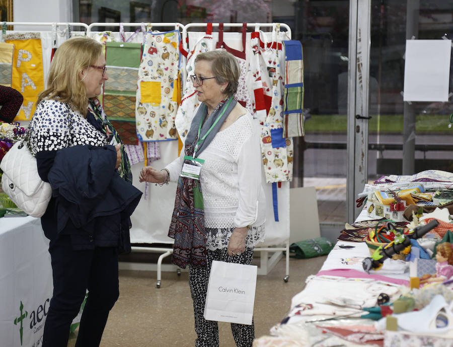 Fotos: XVI Mercadillo Solidario de la AECC de Palencia
