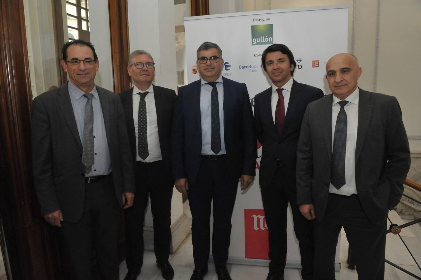 Sabino Herrero, Fernando Cebrián, Gabriel García, David de la Fuente y José Luis Sánchez.