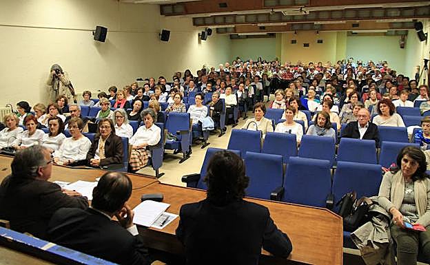 Clausura del curso, ayer, en la Universidad de la Experiencia. 