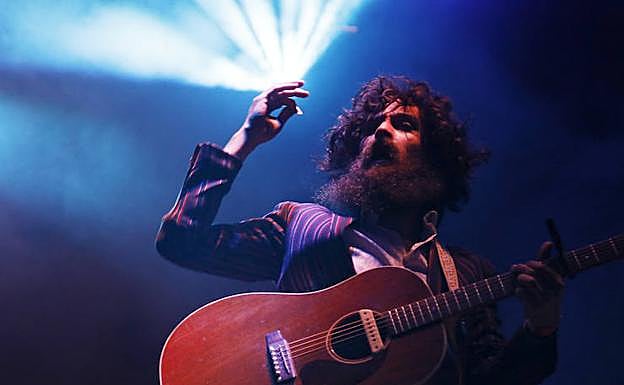 Ángel Stanich, durante su actuacíón en el Palencia Sonora.