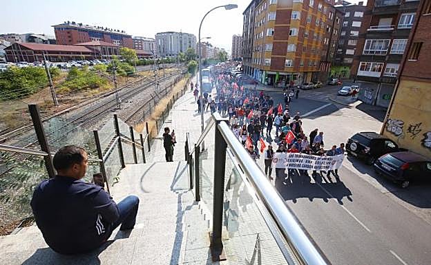 Manifestación minera por la defensa del carbón autóctono y los puestos de trabajo el pasado septiembre en Ponferrada.