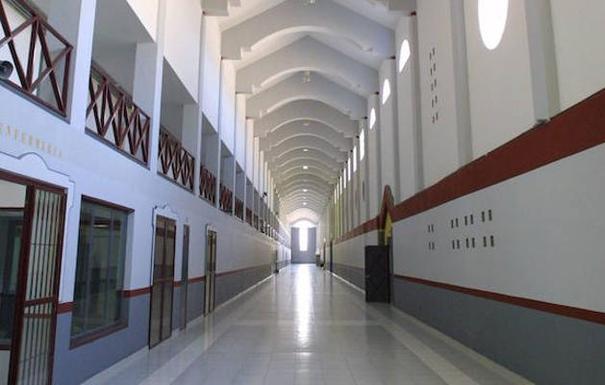 Interior de la prisión de Bieva, en Ávila.