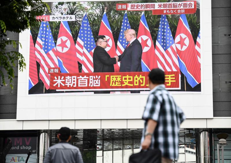 El presidente estadounidense y el líder norcoreano protagonizan una esperadísima cumbre en Singapur