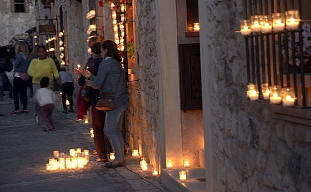 Calle de Pedraza durante uno de los conciertos del año pasado. 