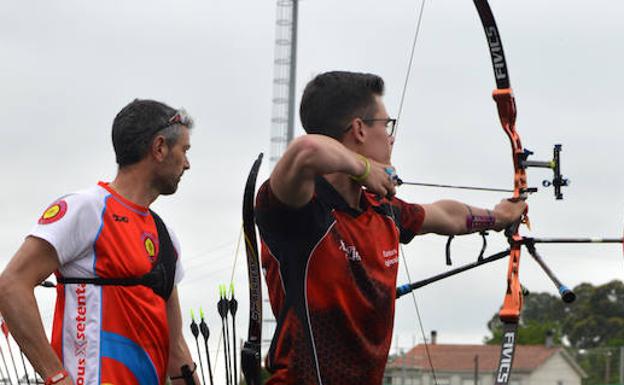 Carlos Iglesias, en acción en La Coruña. 