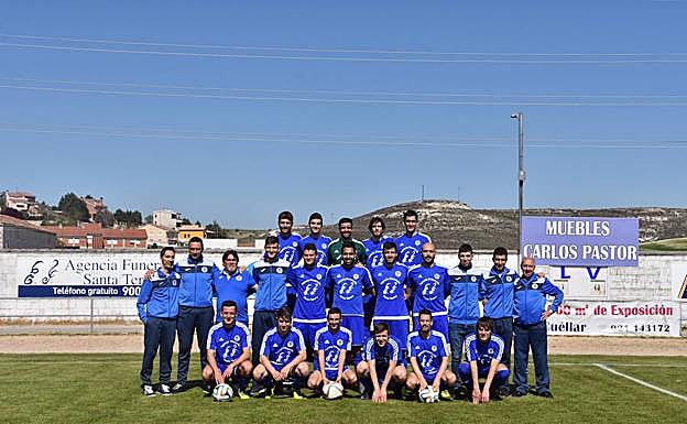 Plantilla del Cuéllar de la presente temporada.