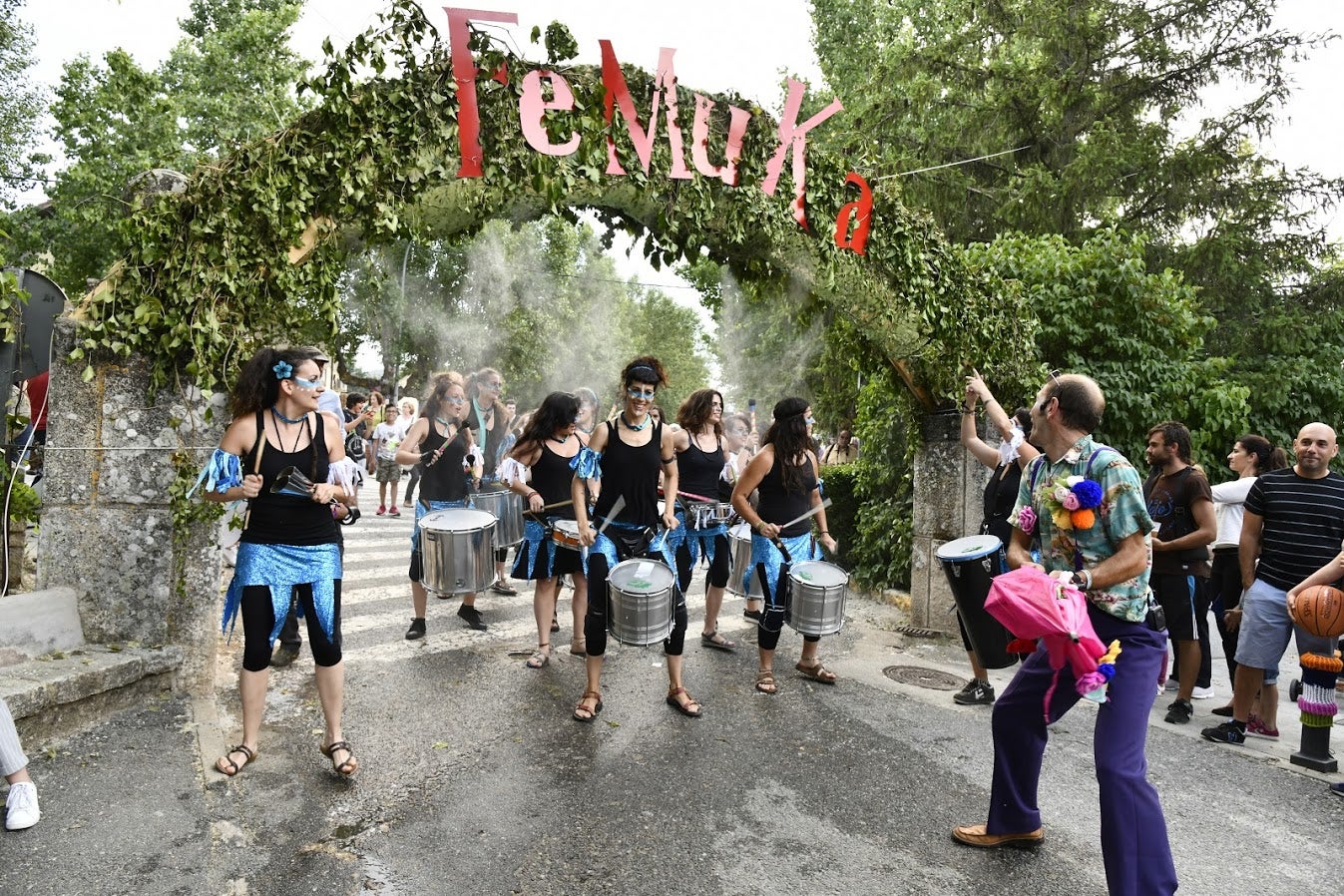 Fotos: FeMuKa en la Estación de El Espinar