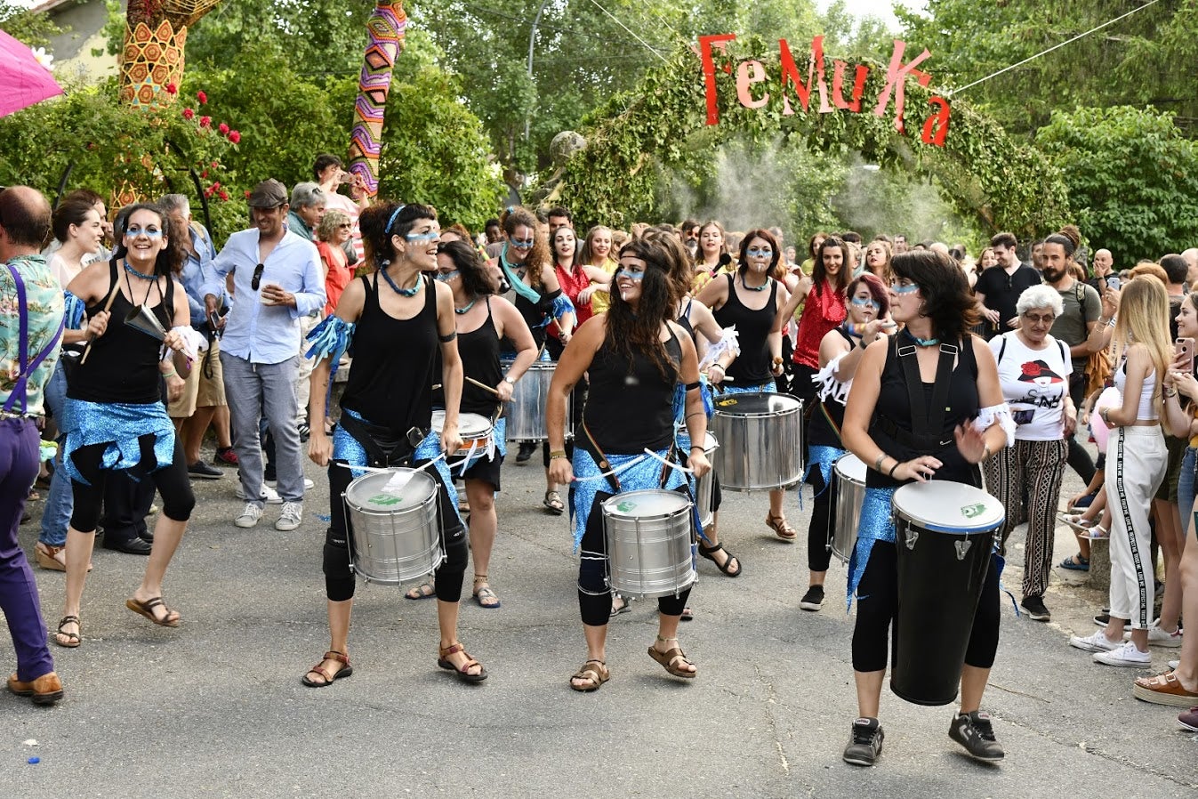 Fotos: FeMuKa en la Estación de El Espinar