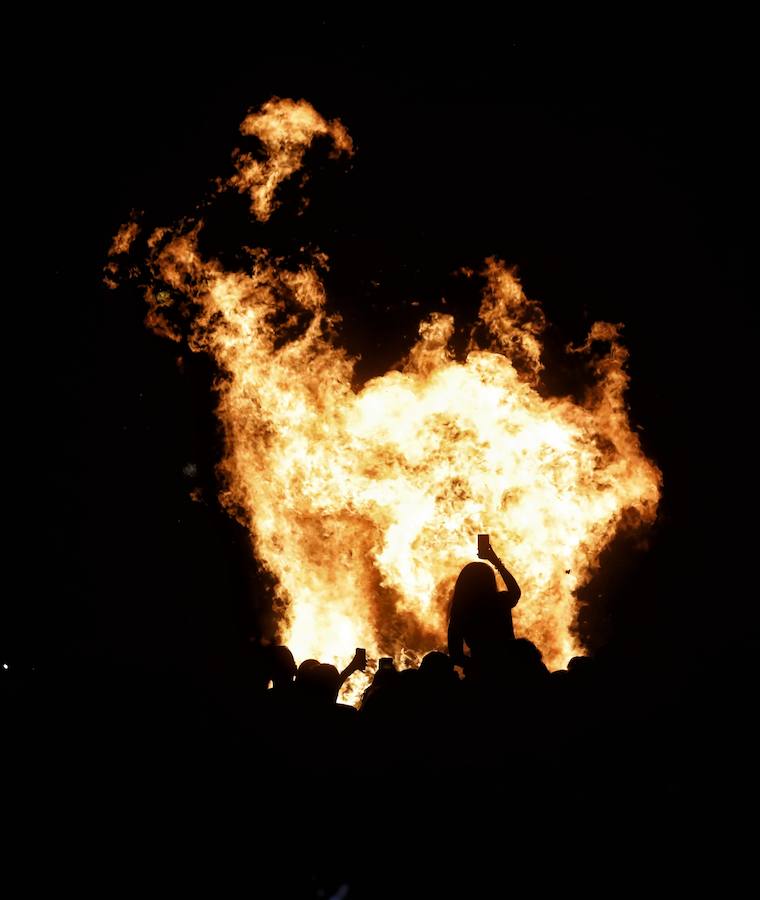 Fotos: La celebración de la Noche de San Juan 2018 en Valladolid