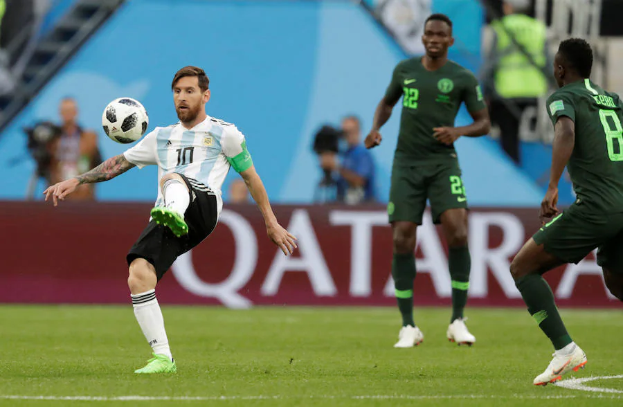 Fotos: Nigeria-Argentina, en imágenes