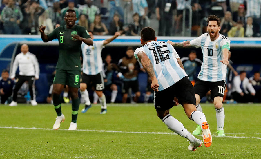 Fotos: Nigeria-Argentina, en imágenes