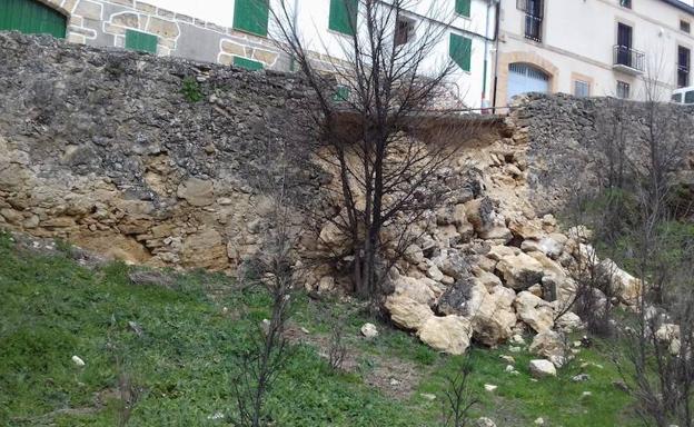 Estado de la zona deteriorada por las tormentas. El Norte