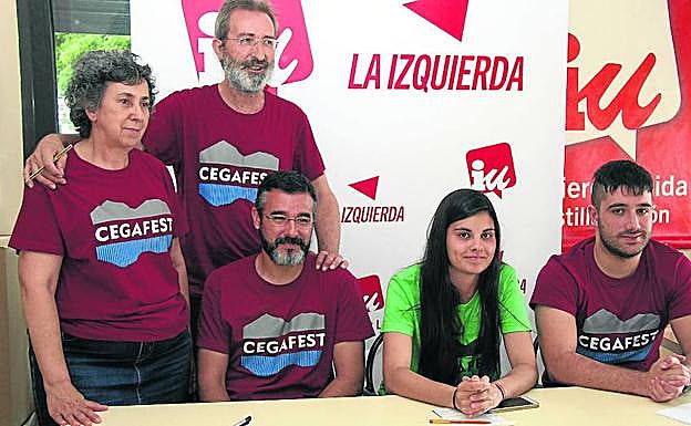 Presentación del festival, en la sede de Izquierda Unida..