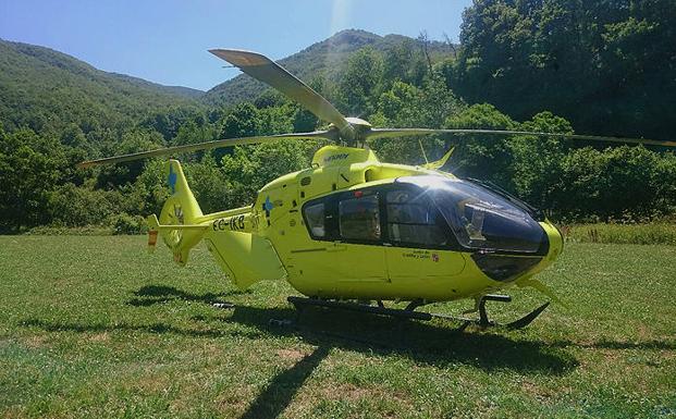 Cinco heridos en un accidente de tráfico en Magaz de Pisuerga