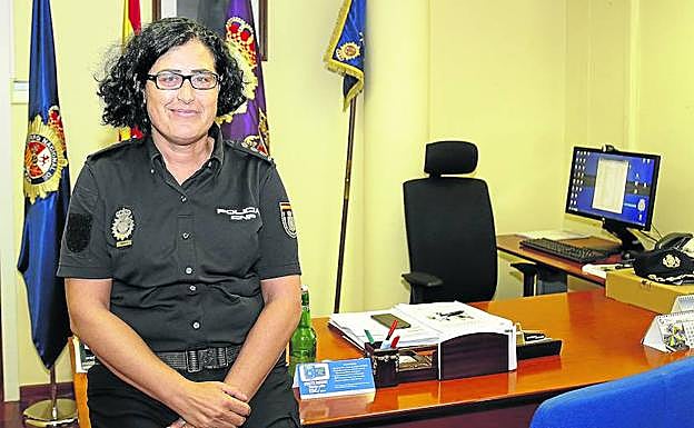 Montserrat Martín, comisaria jefe de Palencia.
