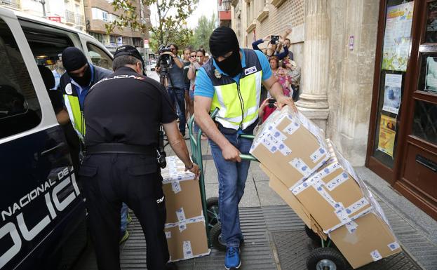 Imagen. Registro en el Ayuntamiento de Palencia. 