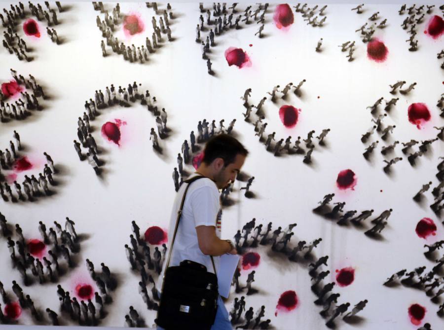 Fotos: Exposición de Juan Genovés en el Patio Herreriano de Valladolid