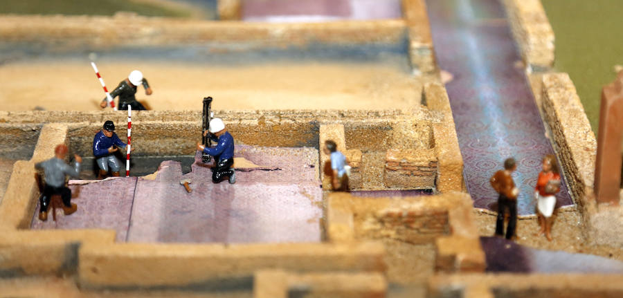 Fotos: Reapertura del museo de La Olmeda en Saldaña