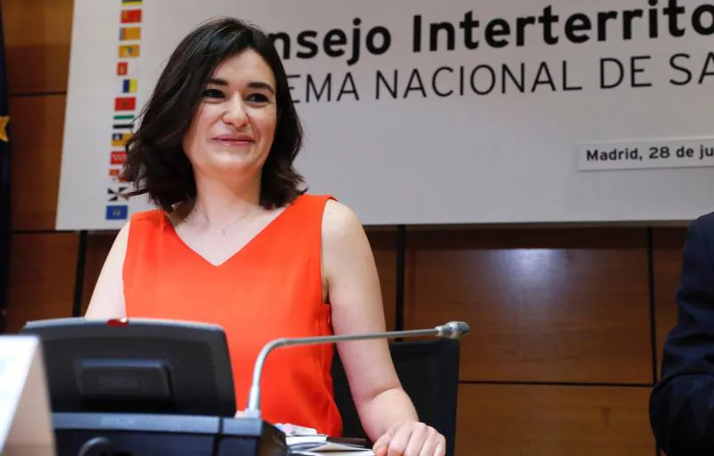 La ministra de Sanidad Carmen Montón. 