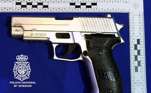 Arma intervenida.