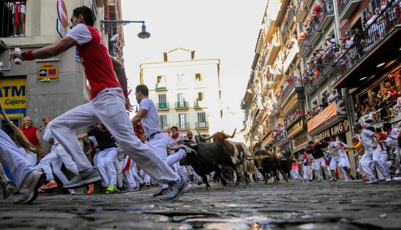 Los astados protagonizan una carrera rápida con algunos momentos de tensión