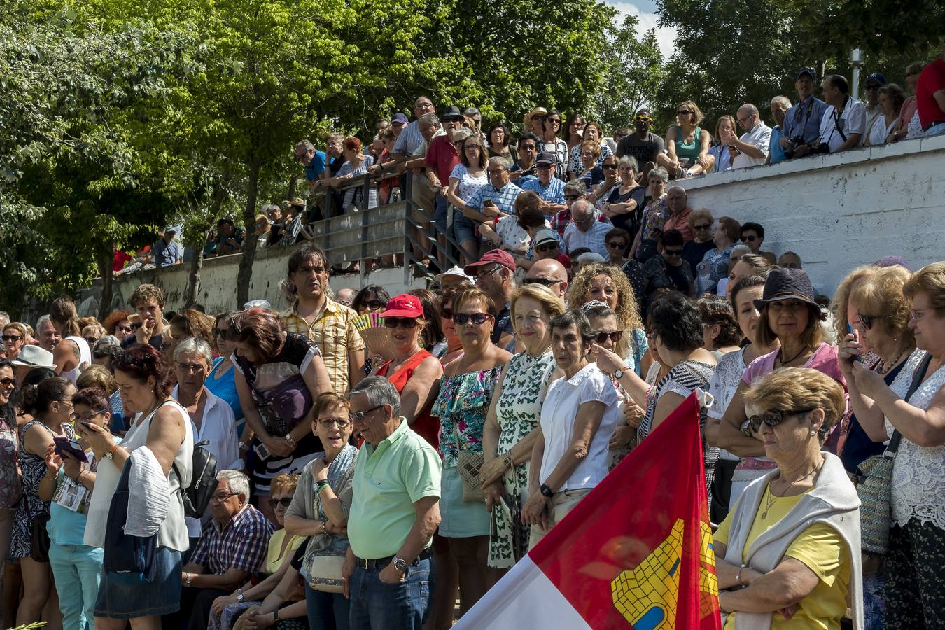 Fotos: Paseo fluvial de la Virgen del Carmen por el río Pisuerga