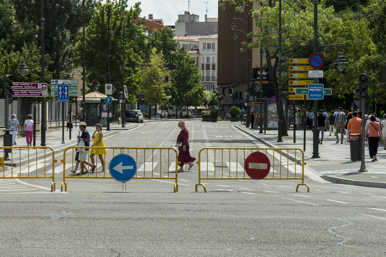 Fotos: Paseo fluvial de la Virgen del Carmen por el río Pisuerga