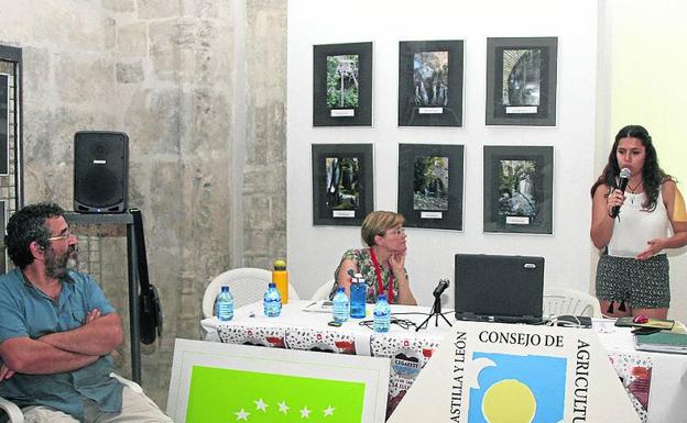 Almudena Pascual, durante su intervención en el Cegafest de Cuéllar. 