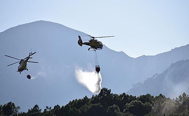 Incendio en Arenas de San Pedro (Ávila).