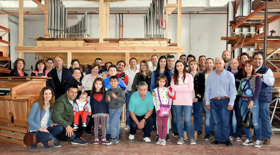Fotos: Visita al taller de organería Acitores de Torquemada