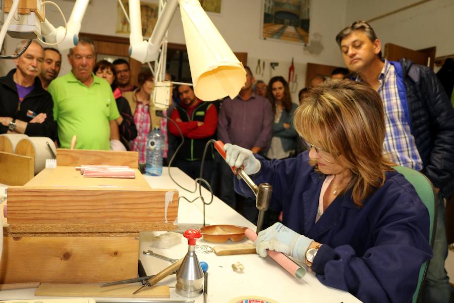 Fotos: Visita al taller de organería Acitores de Torquemada