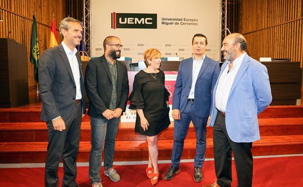 Santiago Mora, Álvaro Gago, Beatriz Fernández, Eduardo Gordaliza, Javier Sanz.