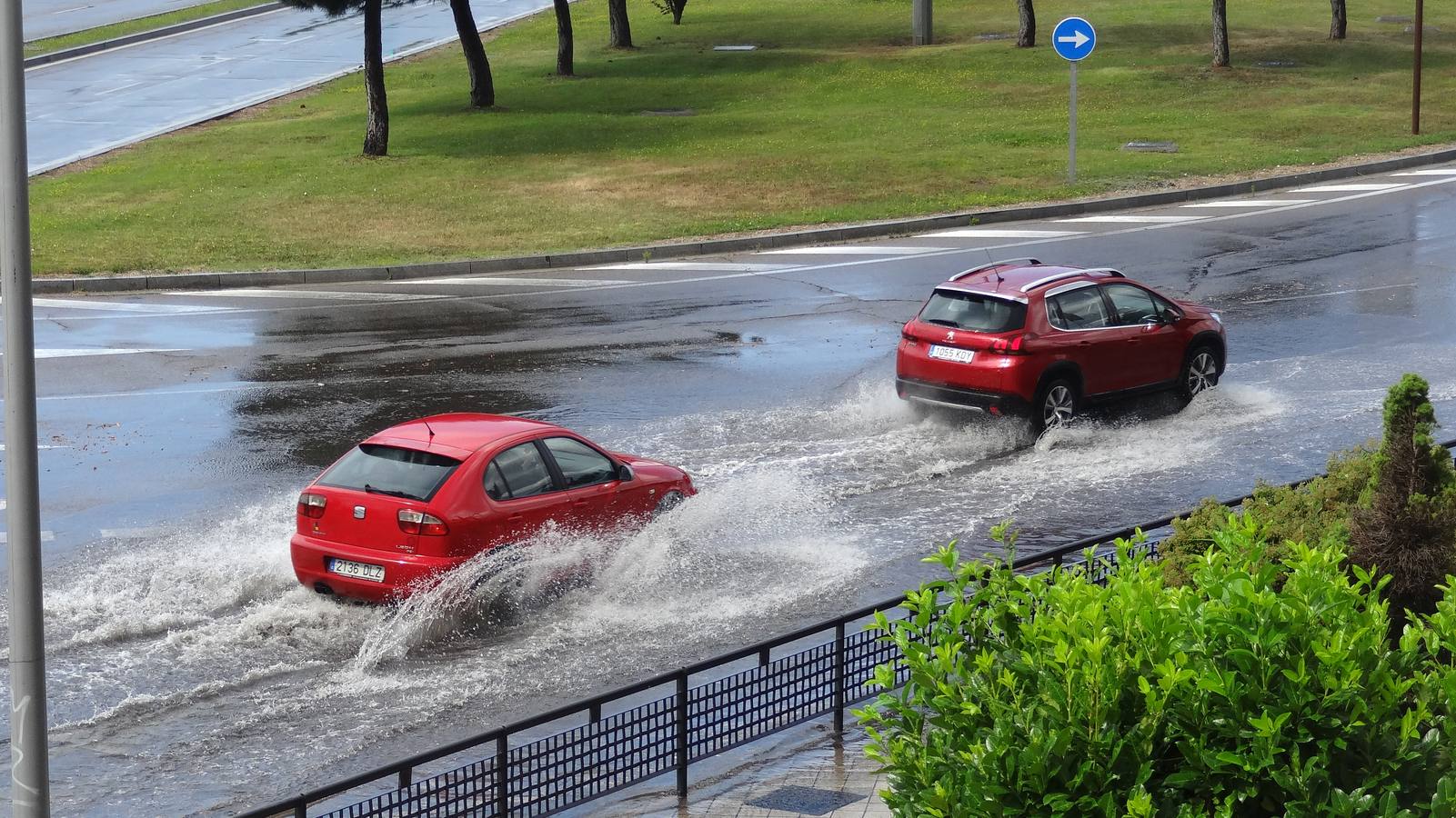 10,2 litros por metro cuadrado cayeron en la ciudad de Valladolid en unos 40 minutos 