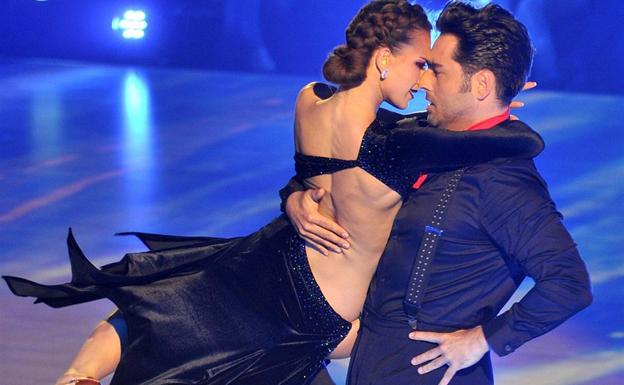 Yana Olina y David Bustamante en 'Bailando con las estrellas'. 