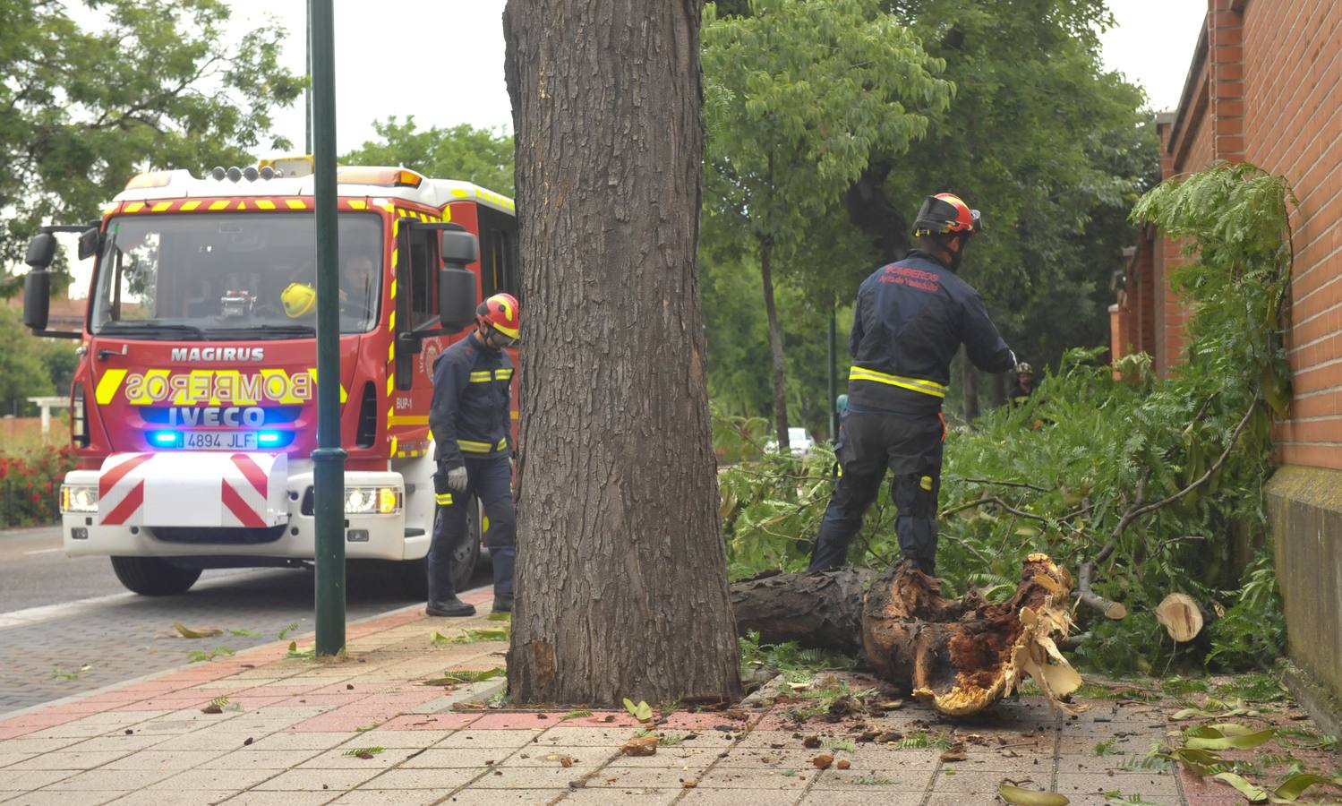 Fotos: Tormenta veraniega en Valladolid