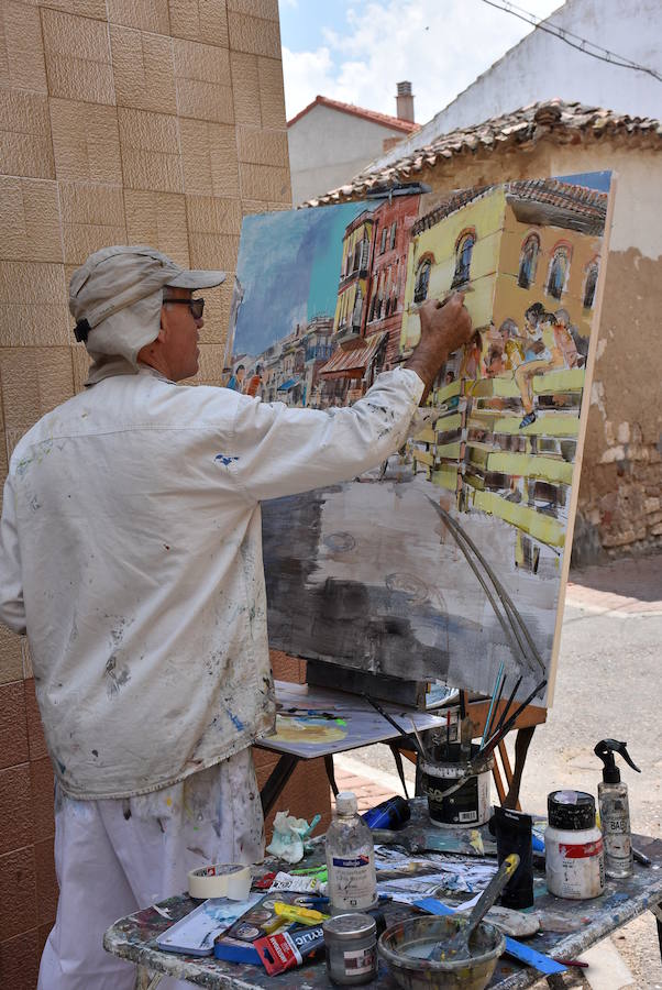 Fotos: Certamen de pintura rápida en Torquemada