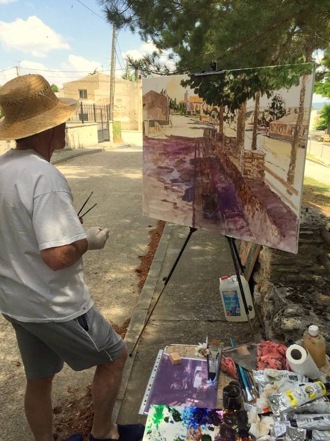 Fotos: Certamen de pintura rápida en Torquemada