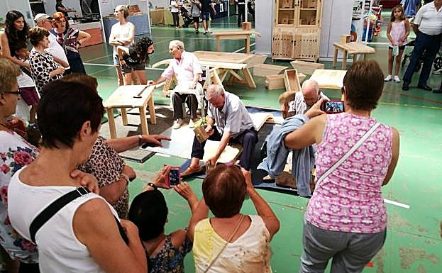 Una de las demostraciones en vivo en una edición pasada de la feria. 
