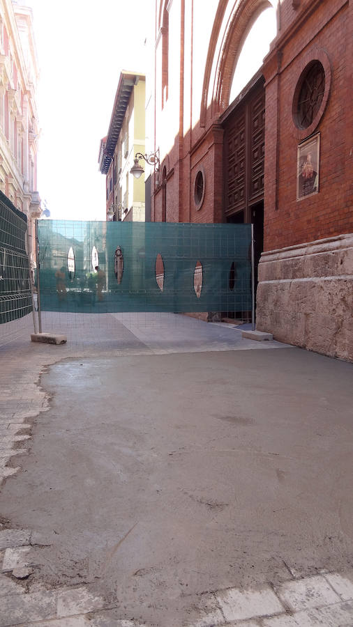 Fotos: Catas de las obras del parking de la Plaza Mayor de Valladolid