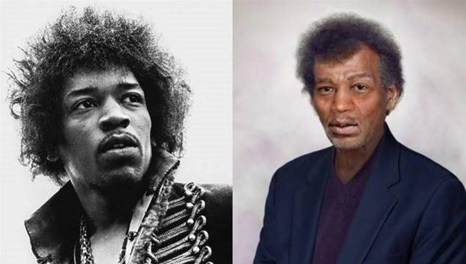 Jimi Hendrix. Guitarrista y cantante estadounidense. A pesar de que su carrera solo duró cuatro años, es considerado uno de los guitarristas más influyentes de la historia del rock. Falleció a los veintisiete años de edad, como consecuencia de una sobredosis de barbitúricos.