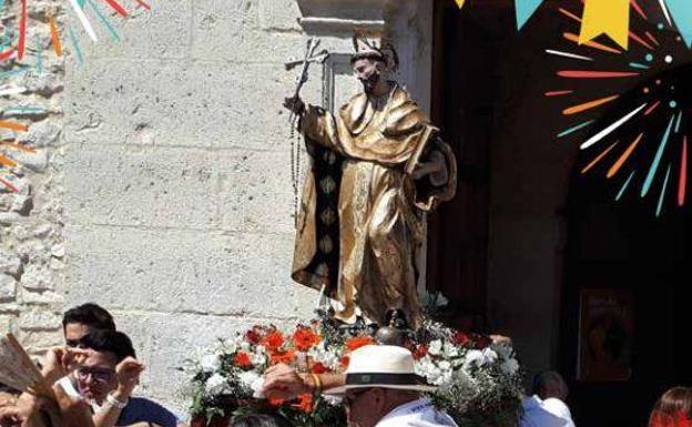 Procesión de Santo Domingo en Campaspero, Valladolid.