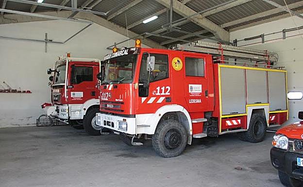 Parque de bomberos de la Diputación de Salamanca. 