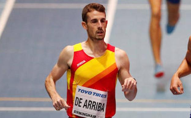 Álvaro de Arriba, en el último Mundial indoor. 