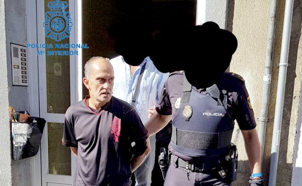 Montendo de la detención de Izquierdo Sancho.